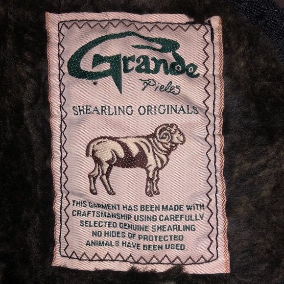 GENUINE SHEARLING AND LEATHER COAT - Picture 2 of 4